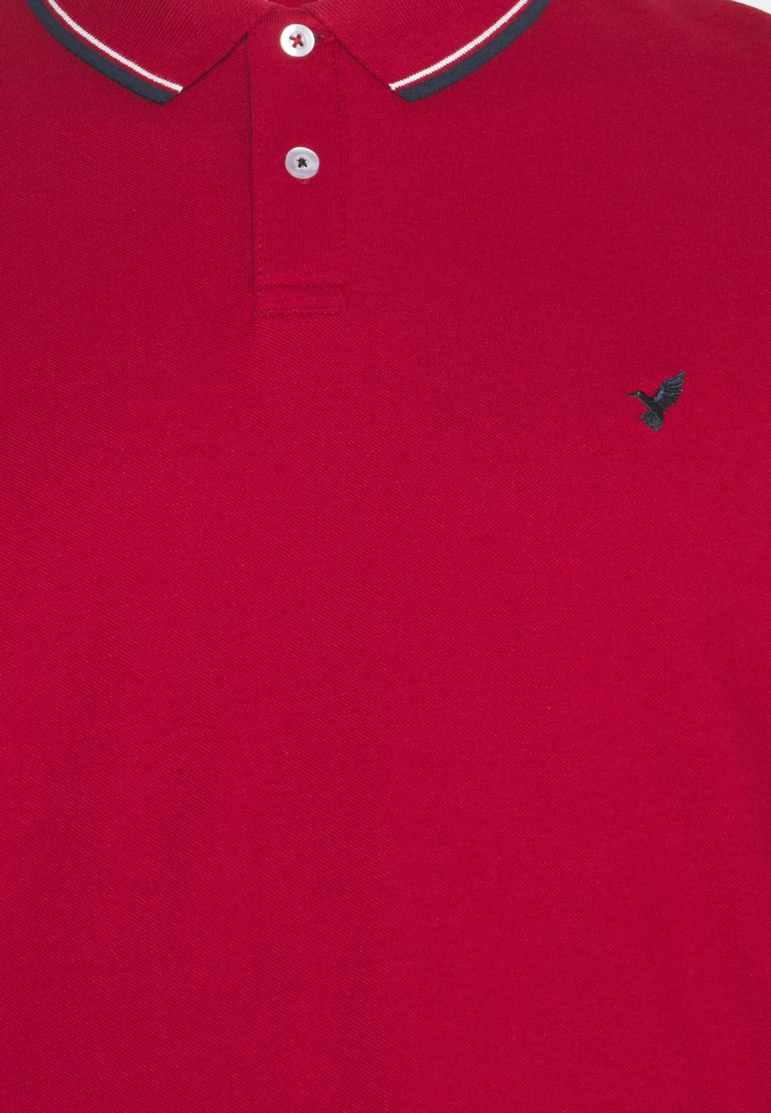 Pier One Polo Shirt - Red 3 Pier One Polo Shirt - Red - Image 3