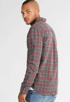 Pier One Shirt - Grey/Coral 8 Pier One Shirt - Grey/Coral -Boutique Fashion Men's Discount Store 62192d2e542d4a69a08273483006118b