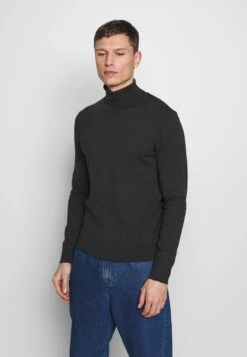 Pier One 2 Pack - Basic Turtleneck - Jumper - Black/Mottled Dark Grey 8 Pier One 2 Pack - Basic Turtleneck - Jumper - Black/Mottled Dark Grey -Boutique Fashion Men's Discount Store 64859ccdc4f946bdaf35ce7992142af6