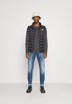 Pier One 2 Pack - Long Sleeved Top - Dark Grey/Black