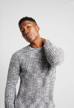 Pier One Jumper - Mottled Grey -Boutique Fashion Men's Discount Store 66e128904fce4a72b01118990664f3e4