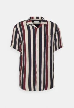 Pier One Shirt - Red/Dark Blue