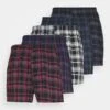 Pier One 5 Pack - Boxer Shorts - Black /Dark Blue /Dark Green
