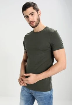 Pier One 2 Pack - Basic T-Shirt - Black 9 Pier One 2 Pack - Basic T-Shirt - Black -Boutique Fashion Men's Discount Store 67d53c8828e0474aa833413567e03b74