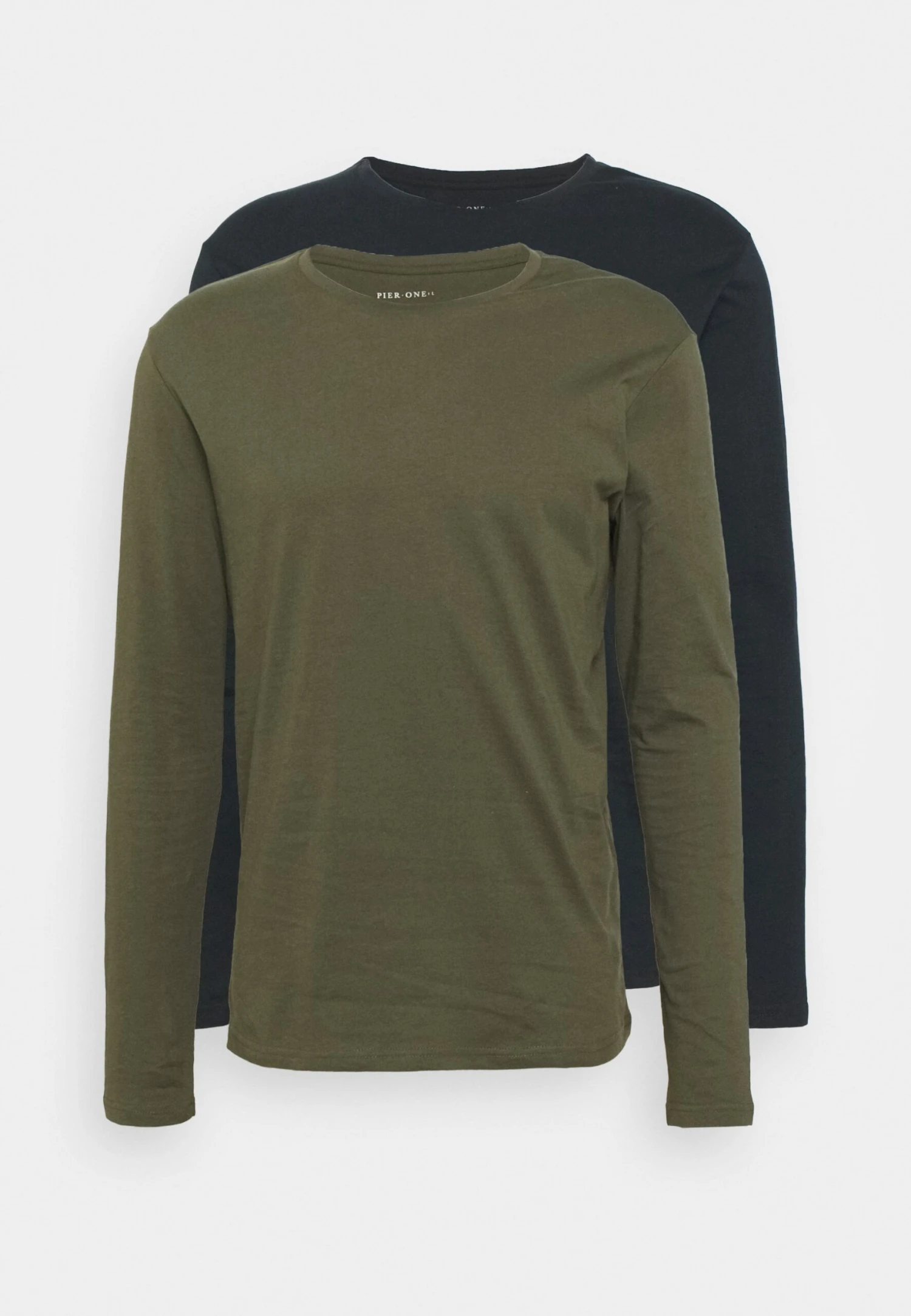 Pier One 2 Pack - Long Sleeved Top - Olive/Dark Blue 5 Pier One 2 Pack - Long Sleeved Top - Olive/Dark Blue - Image 5