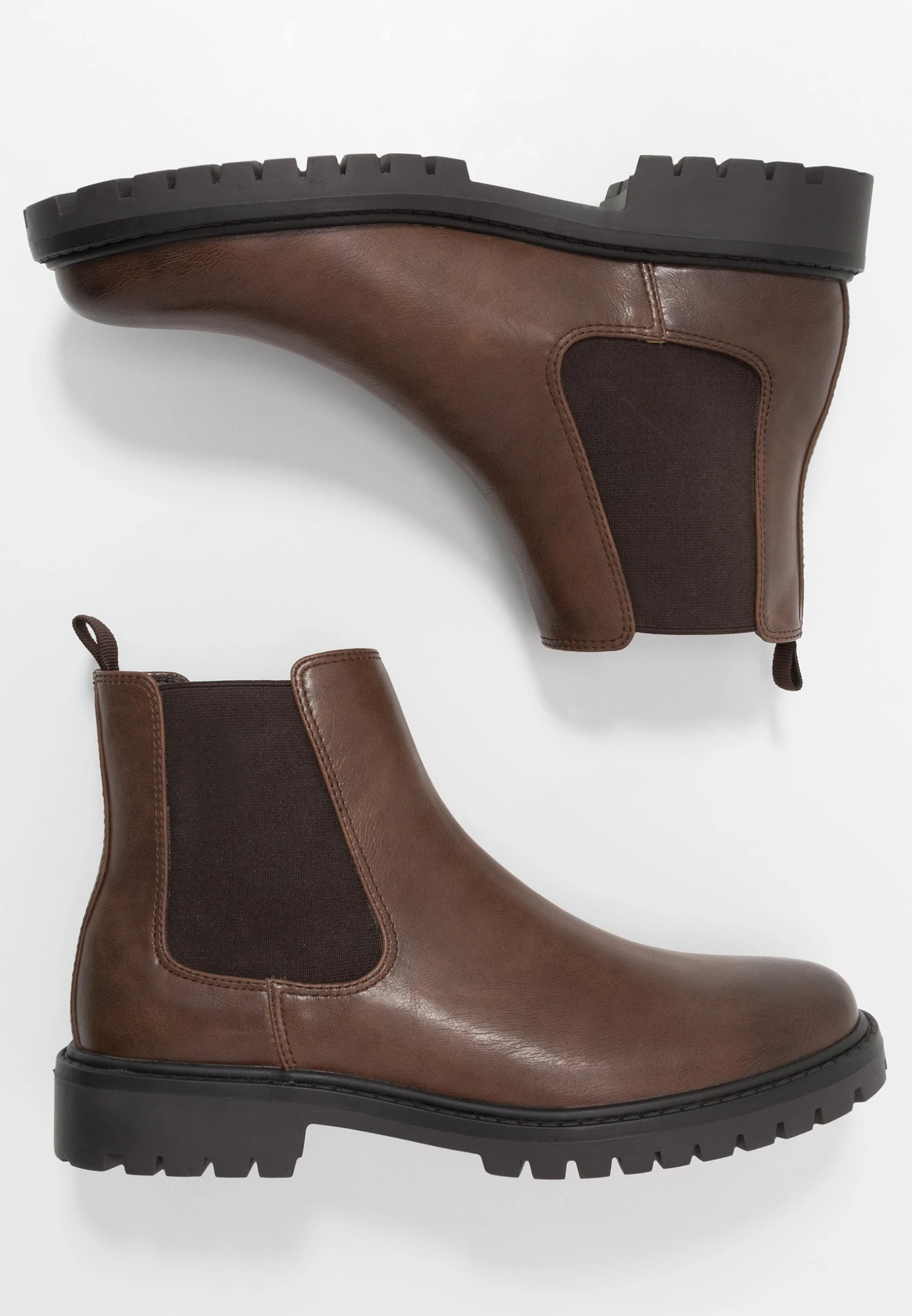 Pier One Unisex - Classic Ankle Boots - Brown 2 Pier One Unisex - Classic Ankle Boots - Brown - Image 2