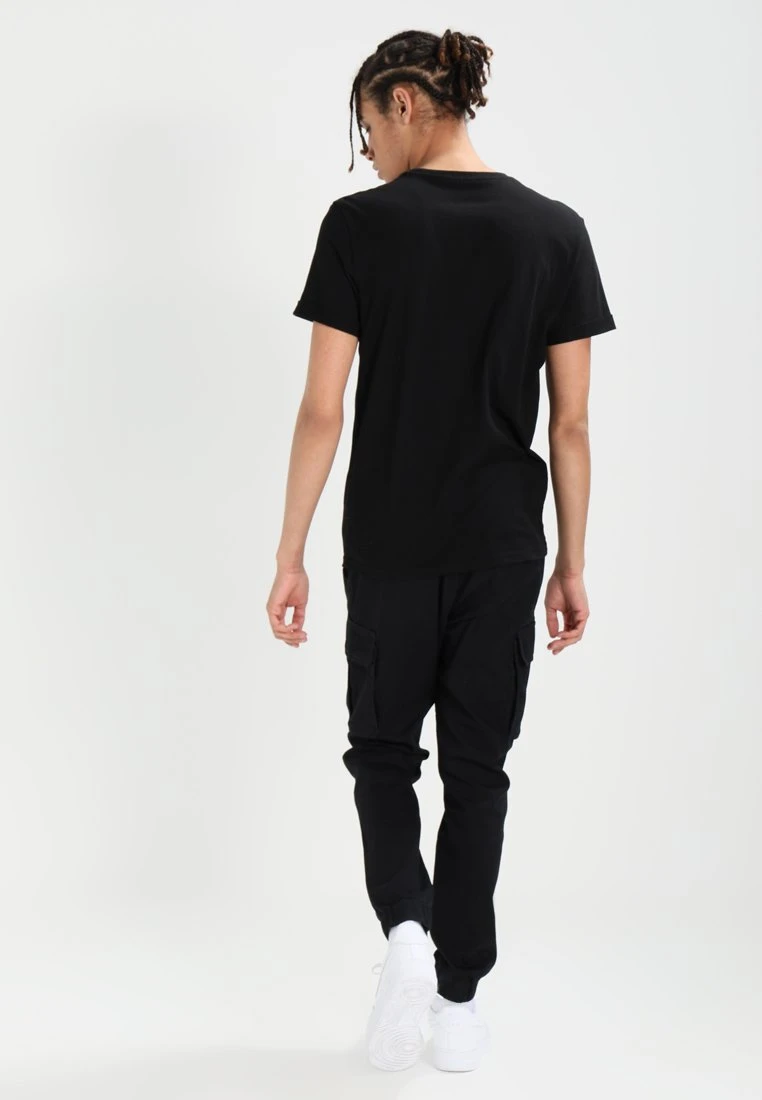 Pier One Cuffed Skinny Trouser- Cargo Trousers - Black 3 Pier One Cuffed Skinny Trouser- Cargo Trousers - Black - Image 3