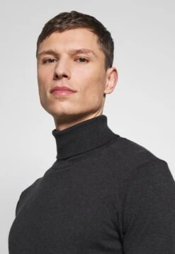 Pier One 2 Pack - Basic Turtleneck - Jumper - Black/Mottled Dark Grey 10 Pier One 2 Pack - Basic Turtleneck - Jumper - Black/Mottled Dark Grey -Boutique Fashion Men's Discount Store 715397c6c65c4fb7a5a9008c7ae8d15a