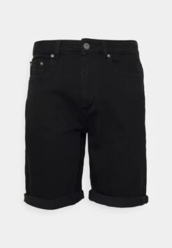 Pier One Denim Shorts - Black Denim