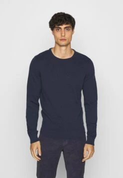Pier One 2 Pack- Jumper - Dark Blue/Mottled Dark Grey -Boutique Fashion Men's Discount Store 747d99ca9b20485297cd9a383952958e