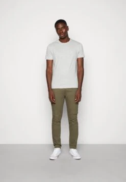 Pier One Unisex 5 Pack - Basic T-Shirt - Black /Dark Blue/Dark Green