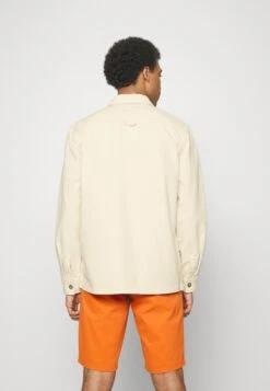 Pier One Undyed Twill- Denim Jacket - White -Boutique Fashion Men's Discount Store 75edac323e2d40368b48353609d4fd18