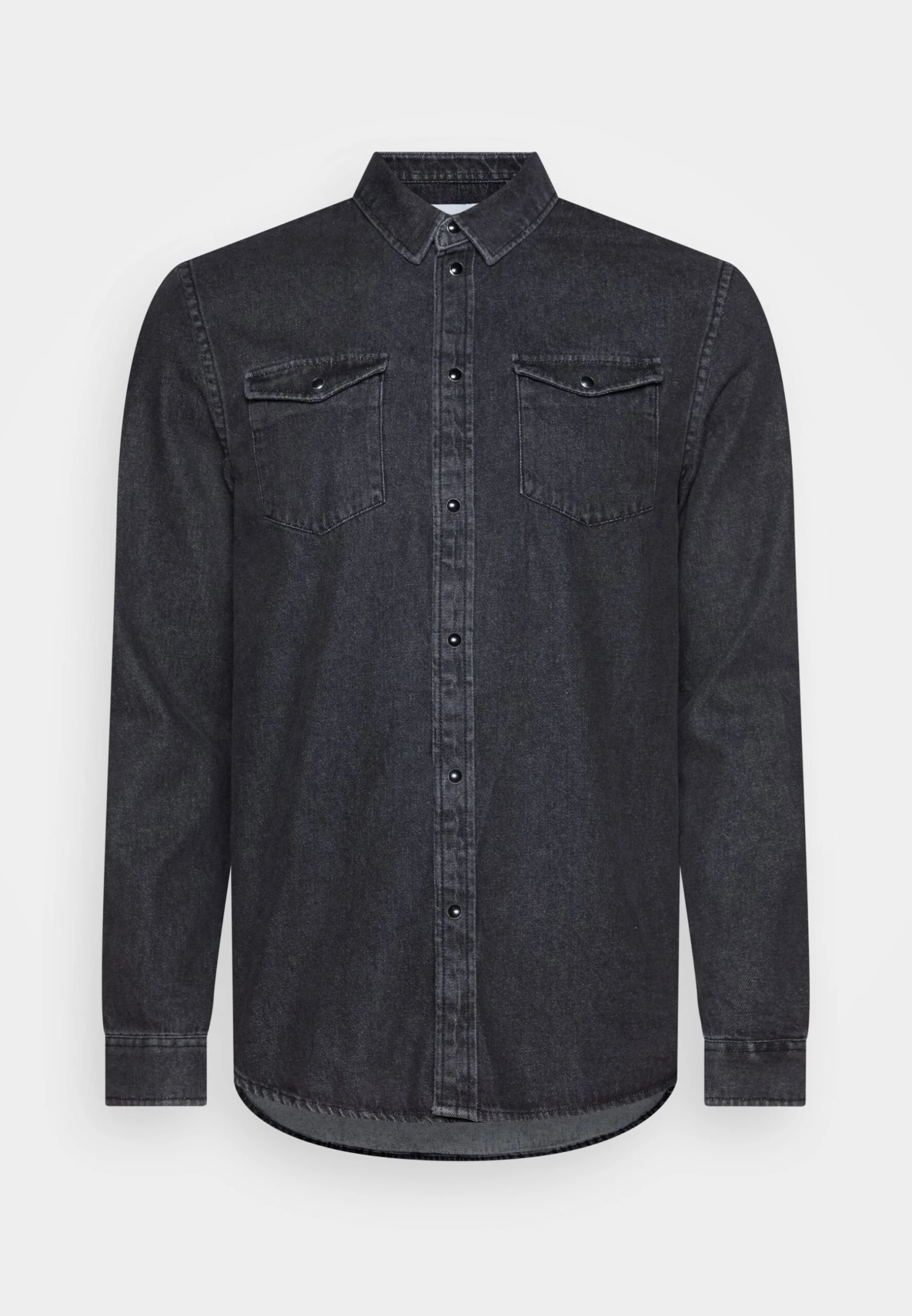Pier One Denim - Shirt - Black 1 Pier One Denim - Shirt - Black