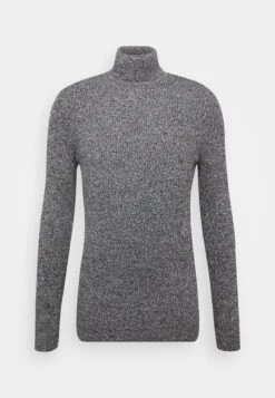 Pier One Muscle Fit Turtle - Jumper - Mottled Grey 10 Pier One Muscle Fit Turtle - Jumper - Mottled Grey -Boutique Fashion Men's Discount Store 788d9d9a00b14ae9bdb868be9d8f970c