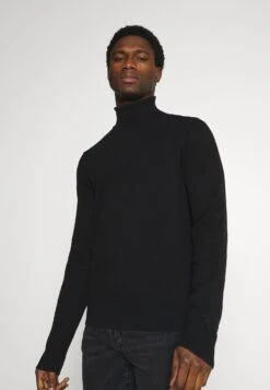 Pier One 2 Pack - Basic Turtleneck - Jumper - Black/Mottled Light Grey -Boutique Fashion Men's Discount Store 7baff847437645b3980819e93f8ed46d