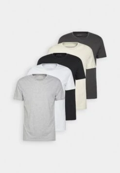 Pier One 5 Pack - Basic T-Shirt - White/Off-White/Light Grey/Beige/Black 16 Pier One 5 Pack - Basic T-Shirt - White/Off-White/Light Grey/Beige/Black -Boutique Fashion Men's Discount Store 7bf5e8f476e84e10a6f18ffb93b5ff4c