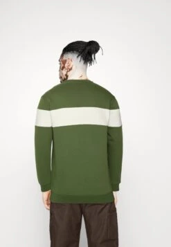 Pier One Sweatshirt - Khaki/Off-White -Boutique Fashion Men's Discount Store 7cf5dc7196b247baa133fdd1668b40f6