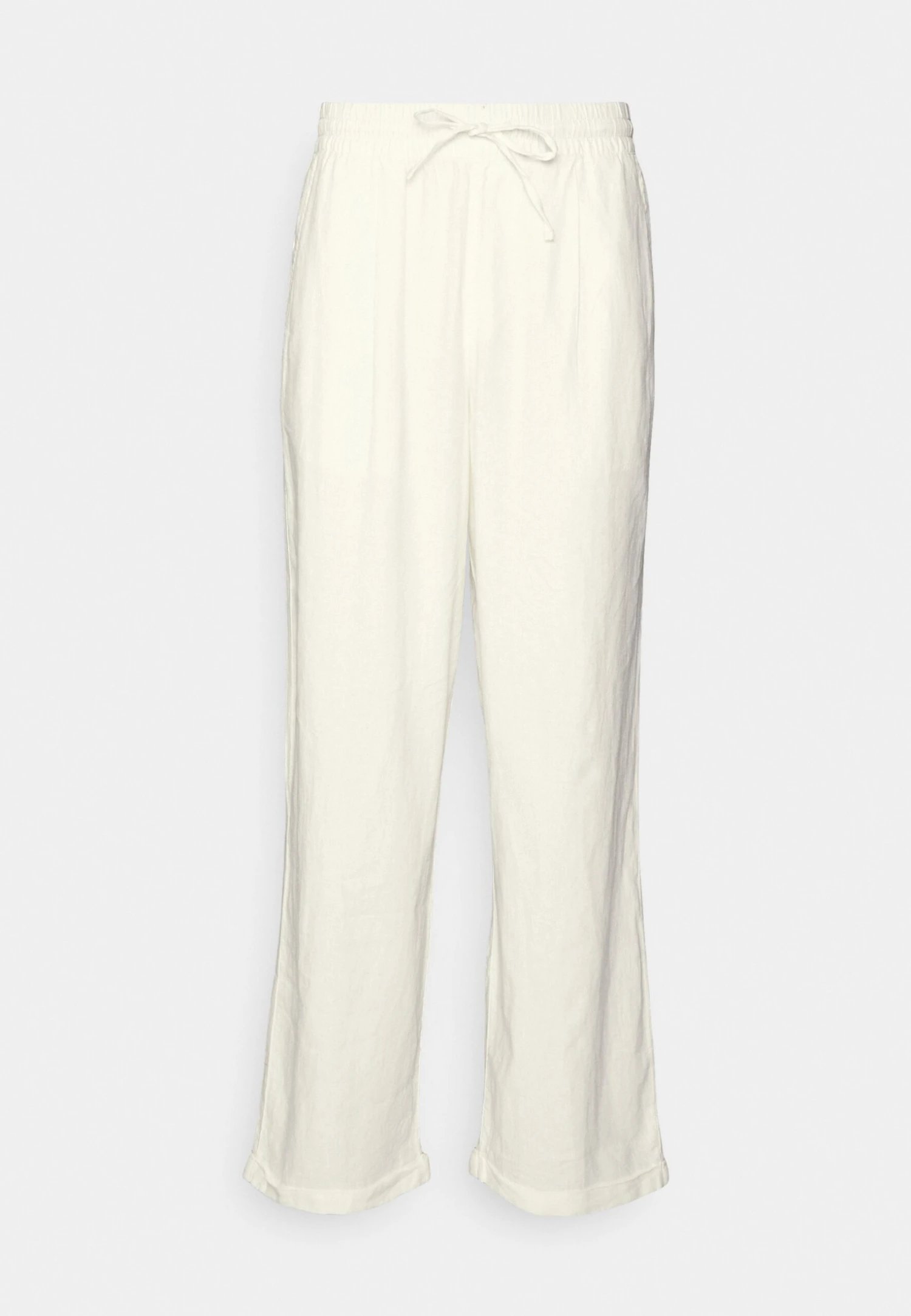 Pier One Drawcord Trousers Linen Blend - Trousers - White 5 Pier One Drawcord Trousers Linen Blend - Trousers - White - Image 5