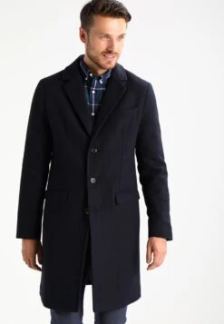 Pier One Classic Coat - Navy 10 Pier One Classic Coat - Navy -Boutique Fashion Men's Discount Store 8286b775f0824341b277bb204a66739a
