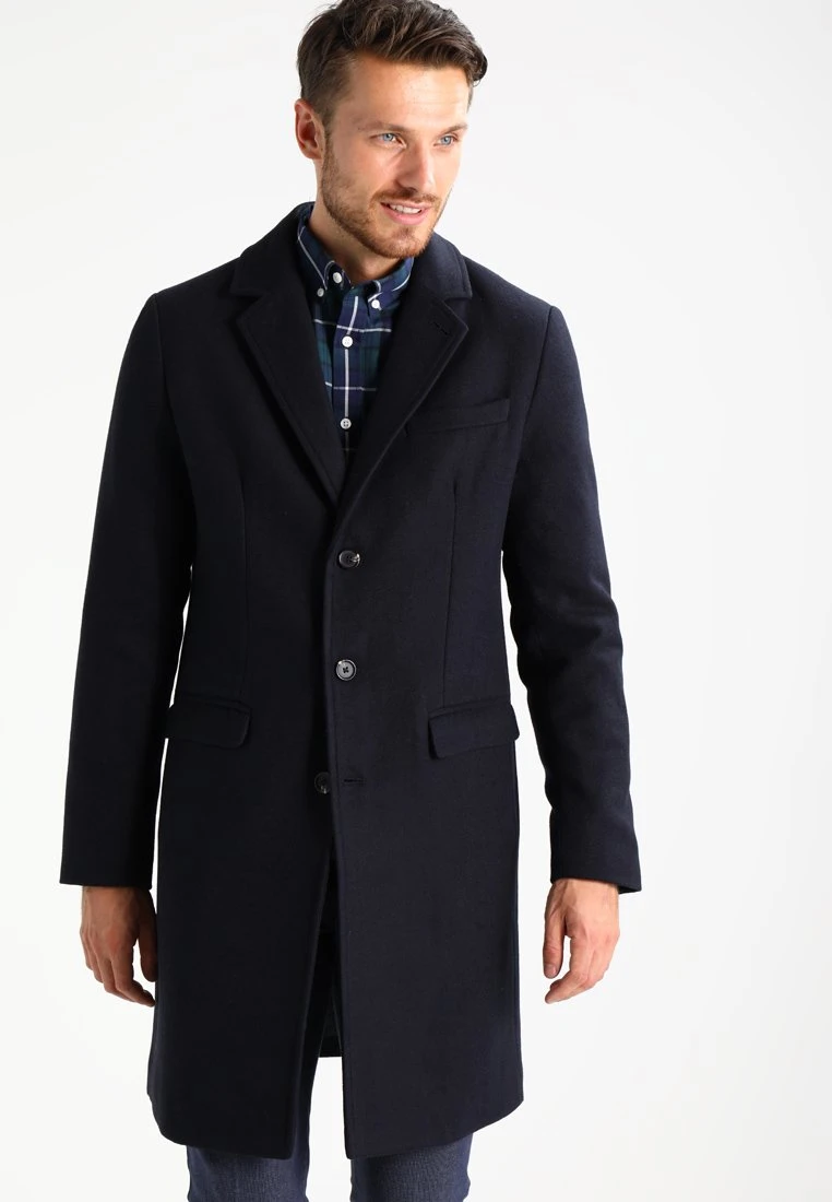 Pier One Classic Coat - Navy 4 Pier One Classic Coat - Navy - Image 4