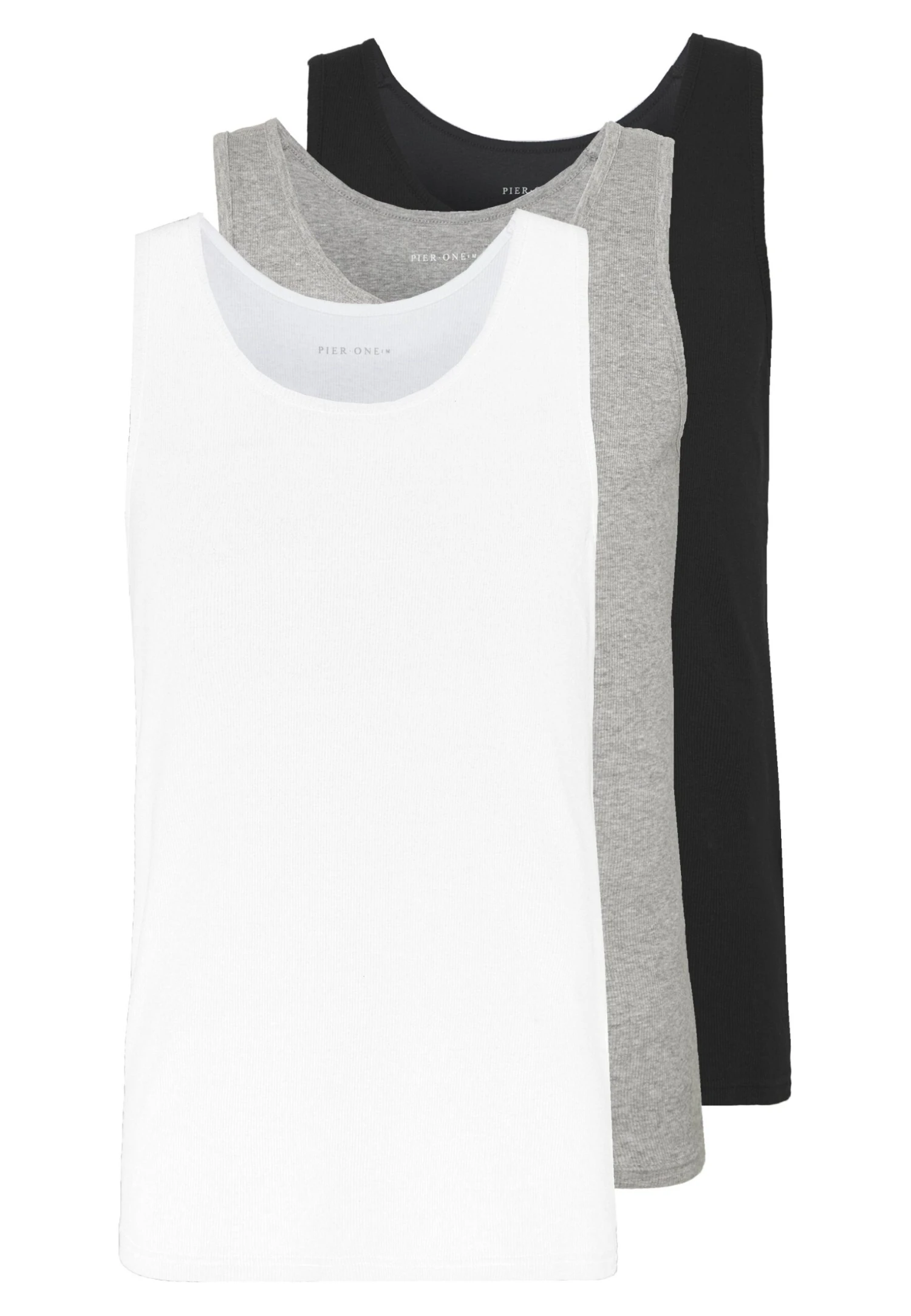 Pier One 3 Pack - Top - White/Black 1 Pier One 3 Pack - Top - White/Black