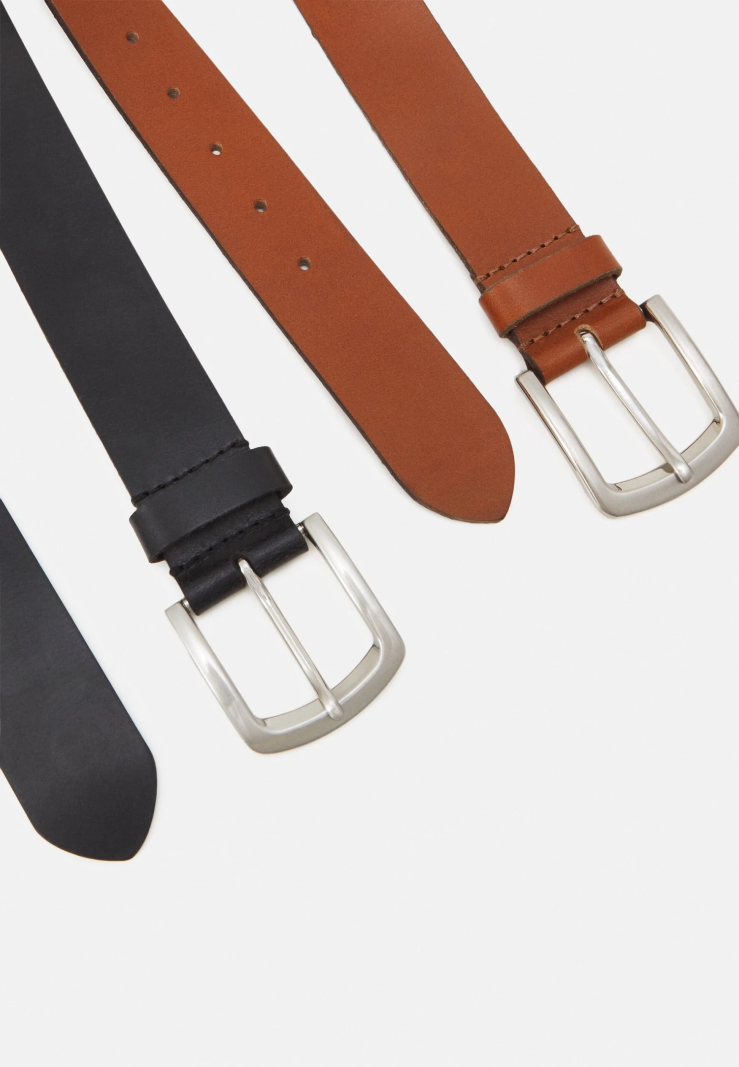 Pier One Leather 2 Pack - Belt - Cognac/Black 2 Pier One Leather 2 Pack - Belt - Cognac/Black - Image 2