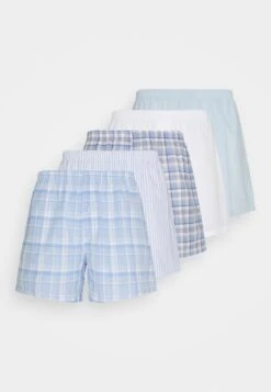 Pier One 5 Pack - Boxer Shorts - Light Blue/White -Boutique Fashion Men's Discount Store 843919d02a024465b4f0a52da0998e48