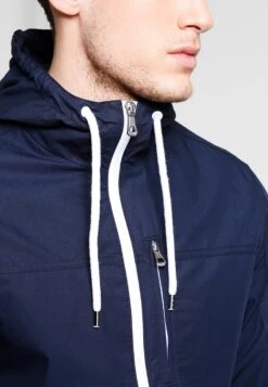 Pier One Summer Jacket - Dark Blue -Boutique Fashion Men's Discount Store 855c4000e63642a295818f6690e02cd3