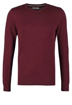 Pier One Basic Crewneck - Jumper - Bordeaux -Boutique Fashion Men's Discount Store 85d6d8a383134993bde44fb81e406306