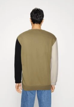 Pier One Sweatshirt - Black/Brown/Grey -Boutique Fashion Men's Discount Store 86cf0aa544a44f8a85c41053ddd99f45