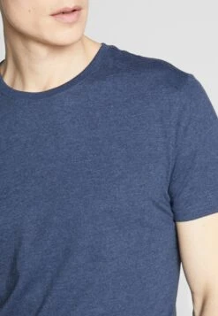 Pier One 3 Pack - Basic T-Shirt - Black/White/Blue -Boutique Fashion Men's Discount Store 878a6b632a3e4d79b61d9c486c38c510