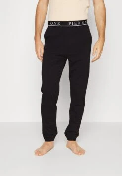 Boutique Fashion Men's Discount Store 26 Pier One Pyjama Bottoms - Black