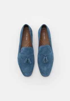 Pier One Leather - Slip-Ons - Blue -Boutique Fashion Men's Discount Store 88169eccd947430599894098376803be