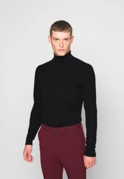 Pier One 2 Pack - Basic Turtleneck - Jumper - Black/Dark Green -Boutique Fashion Men's Discount Store 8d1cf4e641a047e7ab1571a7c1304810