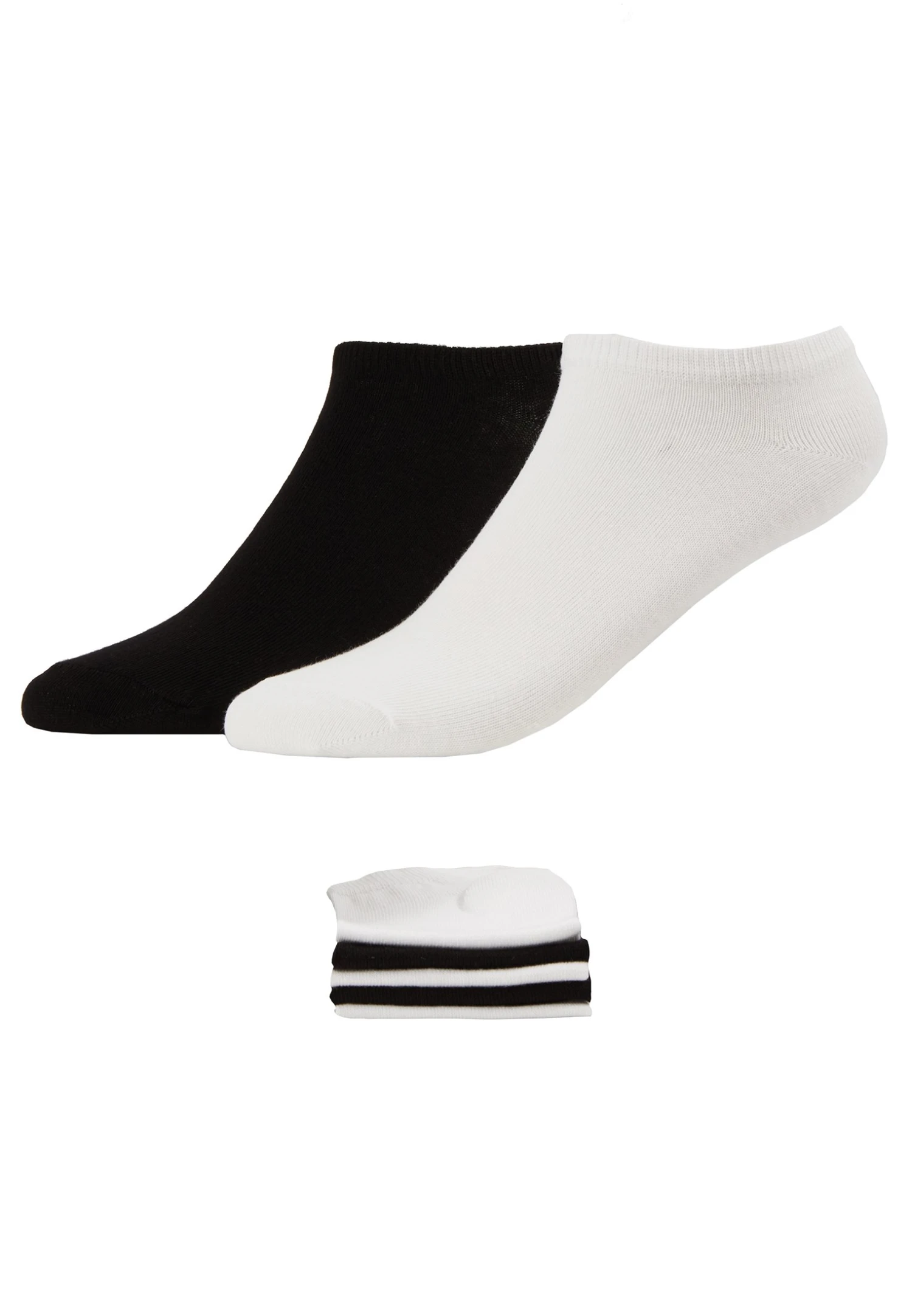 Pier One 7 Pack - Socks - White/Black 2 Pier One 7 Pack - Socks - White/Black - Image 2