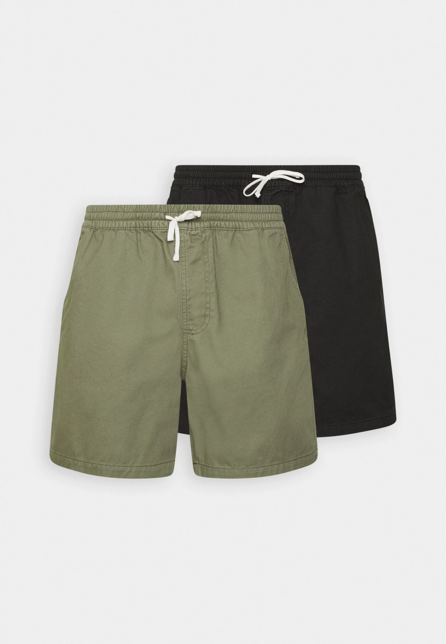 Pier One 2 Pack - Shorts - Olive/Black 5 Pier One 2 Pack - Shorts - Olive/Black - Image 5