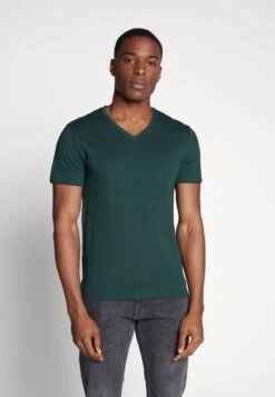 Pier One 3 Pack- Basic T-Shirt - Black, Grey, Green -Boutique Fashion Men's Discount Store 96305f959483415dbe03211536b3d40a