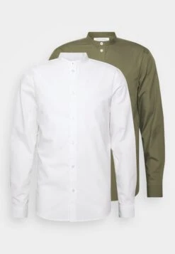 Pier One 2 Pack - Shirt - White/Olive 10 Pier One 2 Pack - Shirt - White/Olive -Boutique Fashion Men's Discount Store 988021f1de6844419b87bca9699448ac