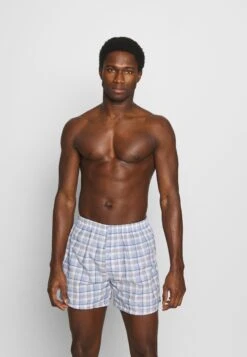 Pier One 5 Pack - Boxer Shorts - Light Blue/White -Boutique Fashion Men's Discount Store 99a4bd53733c43c3a89af2e6271e1a81