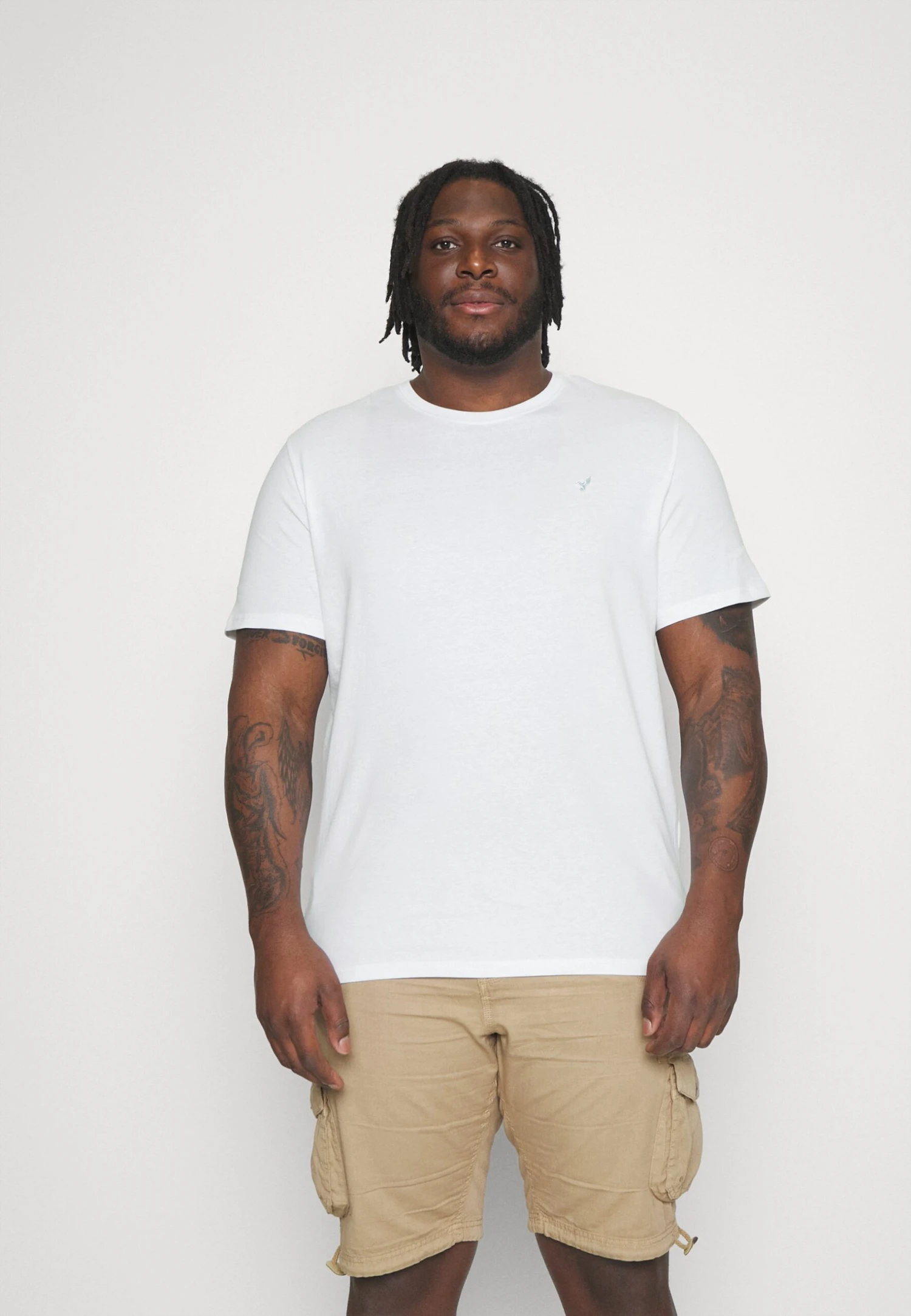 Pier One 5 Pack - Basic T-Shirt - White/Mottled Dark Grey/Bordeaux 2 Pier One 5 Pack - Basic T-Shirt - White/Mottled Dark Grey/Bordeaux - Image 2