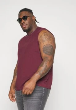 Pier One 2 Pack- Top - Black/Bordeaux -Boutique Fashion Men's Discount Store 9a1d9c88a337461bb92e13d6ec4021e4