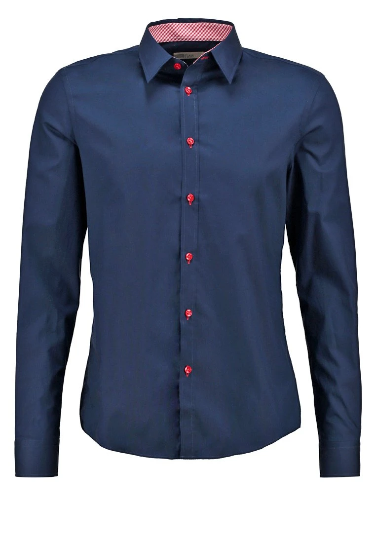 Pier One Shirt - Dark Blue/Red 7 Pier One Shirt - Dark Blue/Red - Image 7