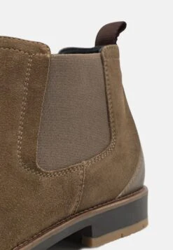 Pier One Leather - Classic Ankle Boots - Taupe -Boutique Fashion Men's Discount Store 9d126395870f409b9237e8a016a1e6a3