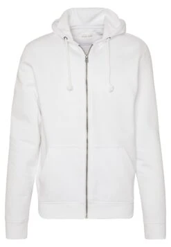 Pier One Zip-Up Sweatshirt - White -Boutique Fashion Men's Discount Store 9d471c34130e458cb7aa569f22d9185a