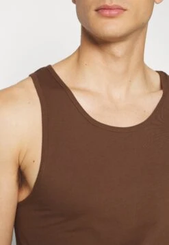 Pier One 3Pck Skin Tone Rib Vest- Undershirt - Brown -Boutique Fashion Men's Discount Store 9f31fc2f68bd4a4785af045b430b1d83