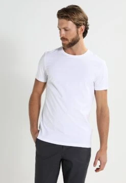 Pier One 2 Pack - Basic T-Shirt - White -Boutique Fashion Men's Discount Store a0f5fa2f8c5d4463b6947fe6baa867d7