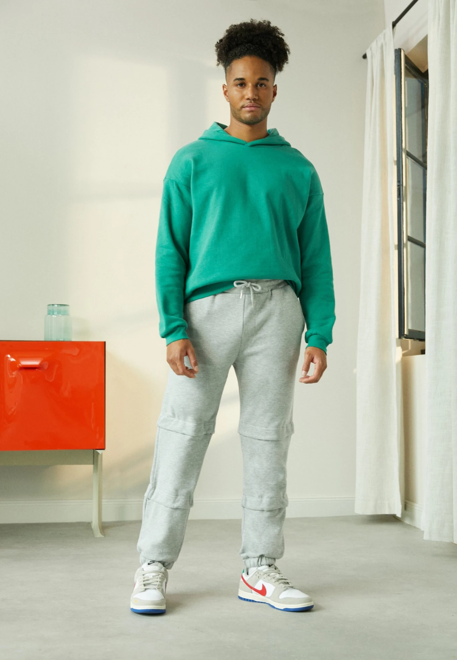 Pier One Tracksuit Bottoms - Mottled Light Grey 2 Pier One Tracksuit Bottoms - Mottled Light Grey - Image 2