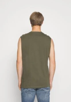 Pier One 2 Pack - Top - Black/Khaki -Boutique Fashion Men's Discount Store a3d3b64758904829b611838c1def50fc