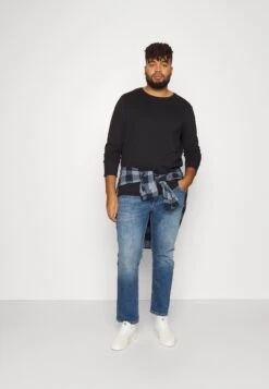 Pier One 2 Pack - Long Sleeved Top - Blue/Black