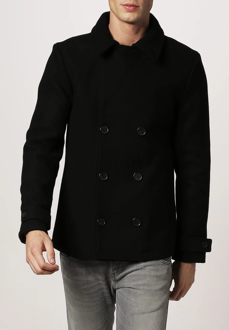 Pier One Short Coat - Black 2 Pier One Short Coat - Black - Image 2